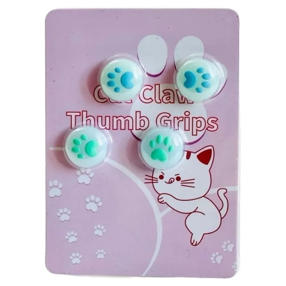 New Paw Print Dog Cat Thumb Covers Protectors For Nintendo Switch Lite